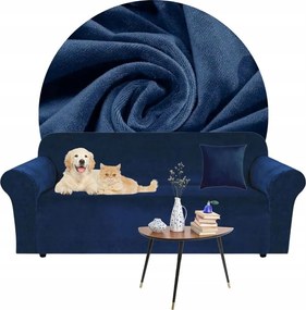 Kanapé Huzat Sarok Kanapé Rugalmas Velúr Plüss 145-185 Oeko Tex