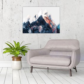 Kép - Absztrakt hegy (70x50 cm)