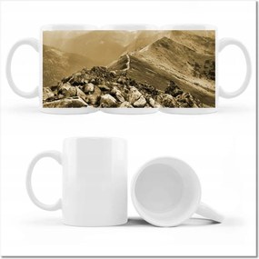 Bögre fényképpel Tátra Lengyel hegyek Kilátás