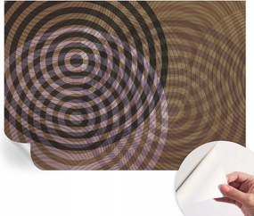 Fotótapéta Öntapadós Design Divatos Hipnotizáló körök 208x146 cm