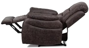 Barna Vintage Szövet Fekvőfotel. TV-4086 BR