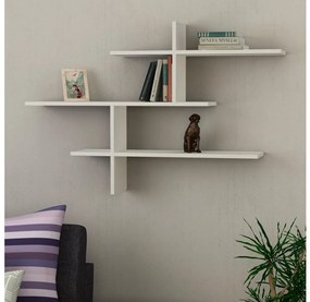 Asir Fali polc LEO 80,5x123 cm fehér 776HMS1732