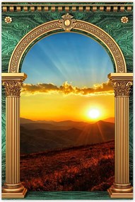 Poszterek 80x120 Gyönyörű naplemente