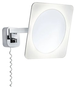 Paulmann 70468 Bela fürdőszobai fali lámpa, sminktükörrel, króm, 3000K melegfehér, beépített LED, 260 lm, IP44