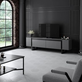 TV szekrény Yildiz - Anthracite, Black