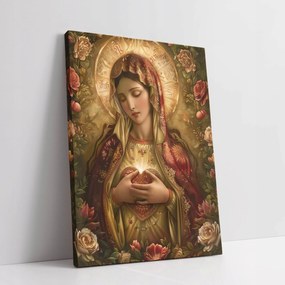 Vászonkép Szűz Mária szíve otthon nappali szoba 45x60