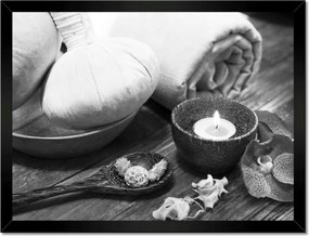 Poszterek keretben 40x30 Spa Welness Relaxáció