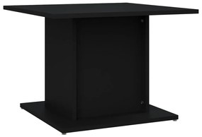 Fekete szerelt fa dohányzóasztal 55,5x55,5x40 cm