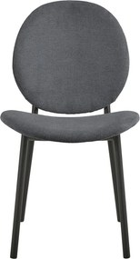 Antracitszürke étkezőszék Cliff – Actona
