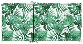 Székpárnák Egyéb 2 pcs Levélminta 100 x 50 x 3 cm Oxford szövet