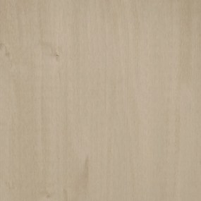 HAMAR mézbarna tömör fenyőfa tálalószekrény 113 x 40 x 80 cm