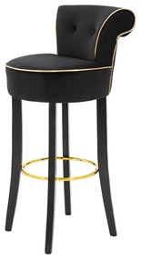 Kék bársony bárszék 96 cm Luxy – Mauro Ferretti