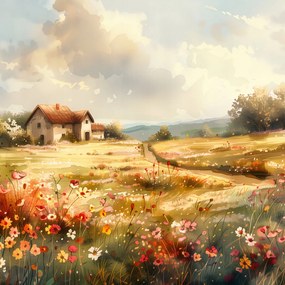 Poszter 30x30cm Szilvásváradi házikó