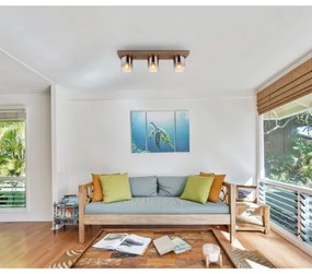 Globo 15915-3 - UNDERWOOD mennyezeti lámpatest 3xE27/40W/230V 16x71 cm