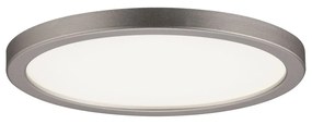 Paulmann 92936 Areo fürdőszobai LED panel, 120 mmx120 mm, kerek, fényerőszabályozható, nikkel, 3000K melegfehér, beépített LED, 830 lm, IP44