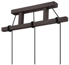 Fekete függőlámpa Leon – LAMKUR