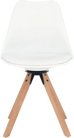 Stílusos forgószék, fehér, ETOSA