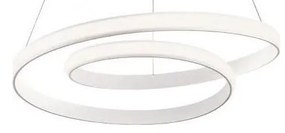 Redo 01-1888 - Dimmelhető LED kábeles csillár TORSION LED/29W/230V Ø 55 cm fehér