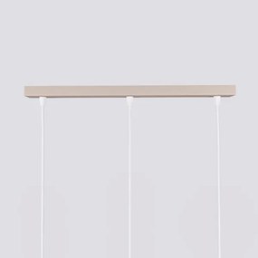 Brilagi - Csillár zsinóron CRESTO 3xGU10/10W/230V taupe