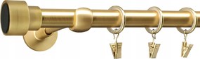 Függönykarnis 19mm Modern Matt Arany 160cm Stempel