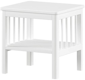 Fehér bükkfa gyerek éjjeliszekrény Forrest – Vipack