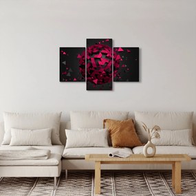 A 3D absztrakció képe (90x60 cm)