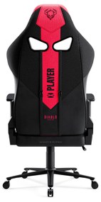 Diablo X-Player 2.0 szövet gamer szék Átlagos méret: Kármin-antracit