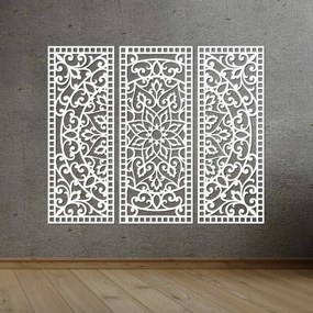 Faldekoráció háromrészes mandala panel | AURELIA