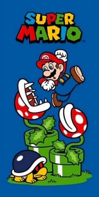 Super Mario Piranha Plants fürdőlepedő, strand törölköző 70x140 cm (Fast Dry)