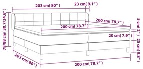 sötétzöld bársony rugós ágy matraccal 200x200 cm