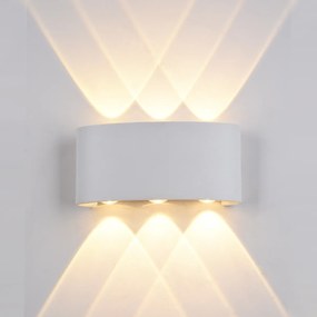 ITALUX GILBERTO lefelé és felfelé világít fali lámpa fehér, 3000K melegfehér, beépített LED, 420 lm, IT-PL-232W
