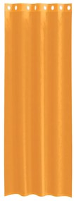2 db narancssárga fátyolfüggönyök rojtokkal 140x260 cm