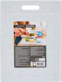 Antibakteriális Vágódeszka 37x27cm Gránit Gyümölcslé horony Kiváló Minőség