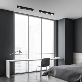 Mennyezeti lámpa ALEXANDER 3xGX53/12W/230V fekete