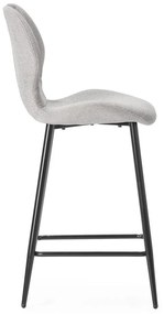 Bézs kárpitozott bárszék szett 2 db-os (ülésmagasság 65 cm) Muli – Marckeric