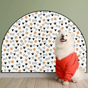PIPPER. Védő textil falmatrica – Ív – Labdácskák Méret: 83x60cm, Indíték: név nélkül