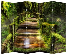 Paraván - Lépcső az esőerdőben (210x170 cm)