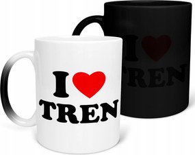 Mágikus Bögre I Love Tren Edzőterem Születésnapi Ajándék 330ml Csomagolás