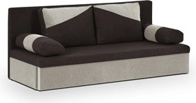 ROLO Háromszemélyes kinyitható kanapé Barna/bézs