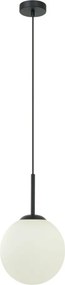 ITALUX PND-5578-1S-BK DEORE Modern Függesztett Lámpa Fehér, Fekete E27 IP20