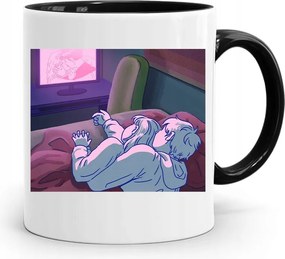 Ajándék Bögre Fekete Fiúnak Couple nyomott mintával