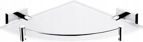 Nimco Keira sarok fürdőszobai polc, matt üveg, játszótér, Ke 22091RBX-26