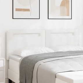 Fejtámla Egyszerű Tervezés Tiszta Fehér 140 cm Műbőr