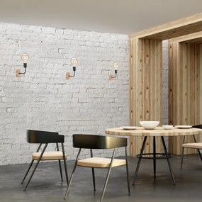 Fali lámpa VITO OAK 1xE27/60W/230V