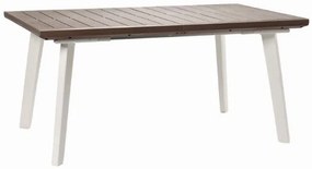 Harmony Keter összecsukható kerti asztal fehér / cappuccino