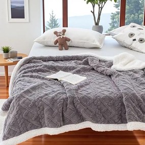 Meleg bárány takaró Homa KOBELA GREY