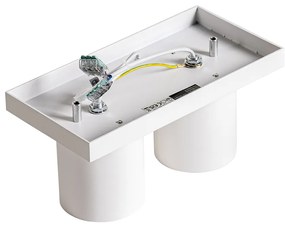 Modern mennyezeti spotlámpa fehér 2-lámpás - Tubo