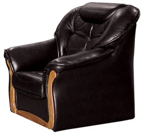 Evelin (textilbőr) fotel, barna