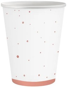 Rózsaszín Rose Gold Celebrate papír pohár 6 db-os 250 ml