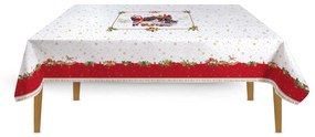 Karácsonyi asztalterítő télapós Christmas Memories 145x250 cm